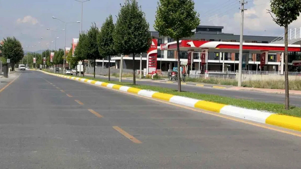 Sakarya'da şehrin merkezindeki iki noktaya renkli dokunuş