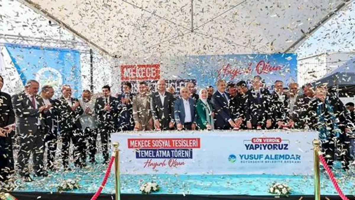 Sakarya Mekece’de sosyal tesisin temeli atıldı