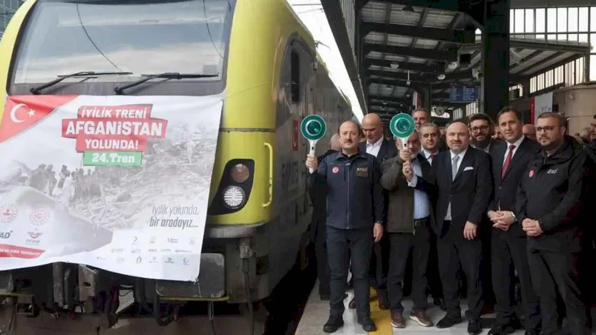 24. İyilik Treni Afganistan yolunda