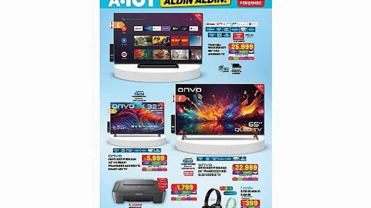 15 Mayıs'ta A101'de Elektronik ve Ev Ürünleri Satışa Sunuluyor