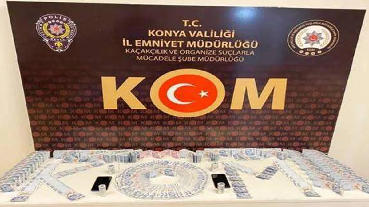 Konya'da kalpazan operasyonu