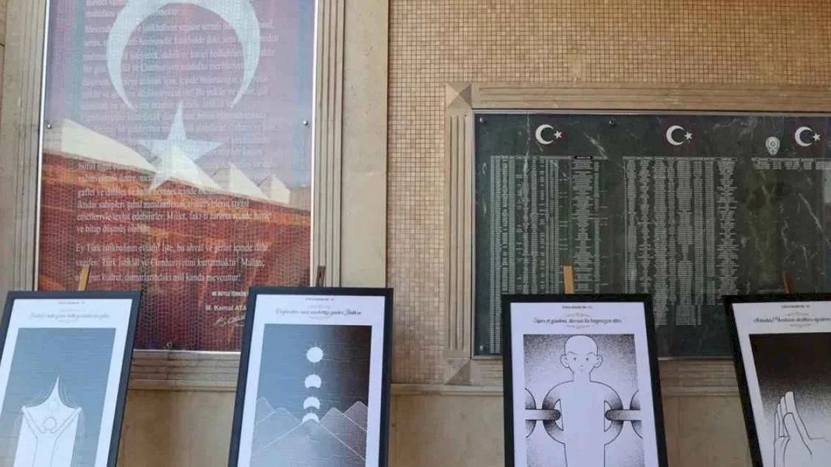 Konya'da '41 Mısra 41 Çizgi' sergisi