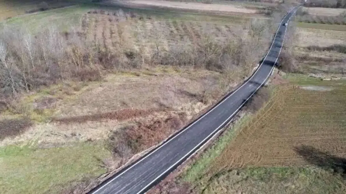 Kandıra Akçakese-Boşnaklar yolunda üstyapı tamam