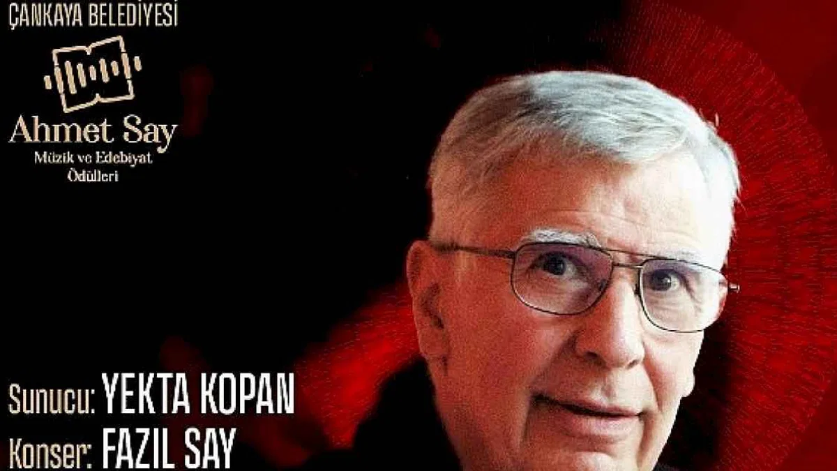 Çankaya Belediyesi'nin 1. Ahmet Say Müzik ve Edebiyat Ödülleri'ne layık görülen müzik ve edebiyat alanından sanatçılar belirlendi