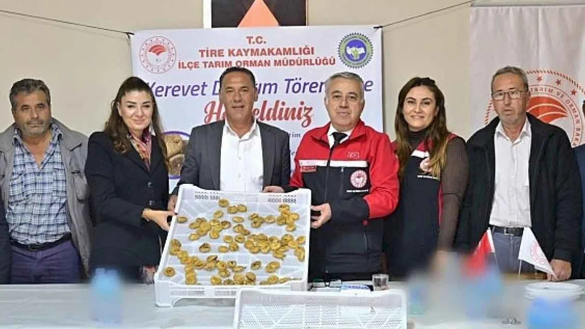 Tire'de Organik İncir Üreticilerine Kerevet Desteği