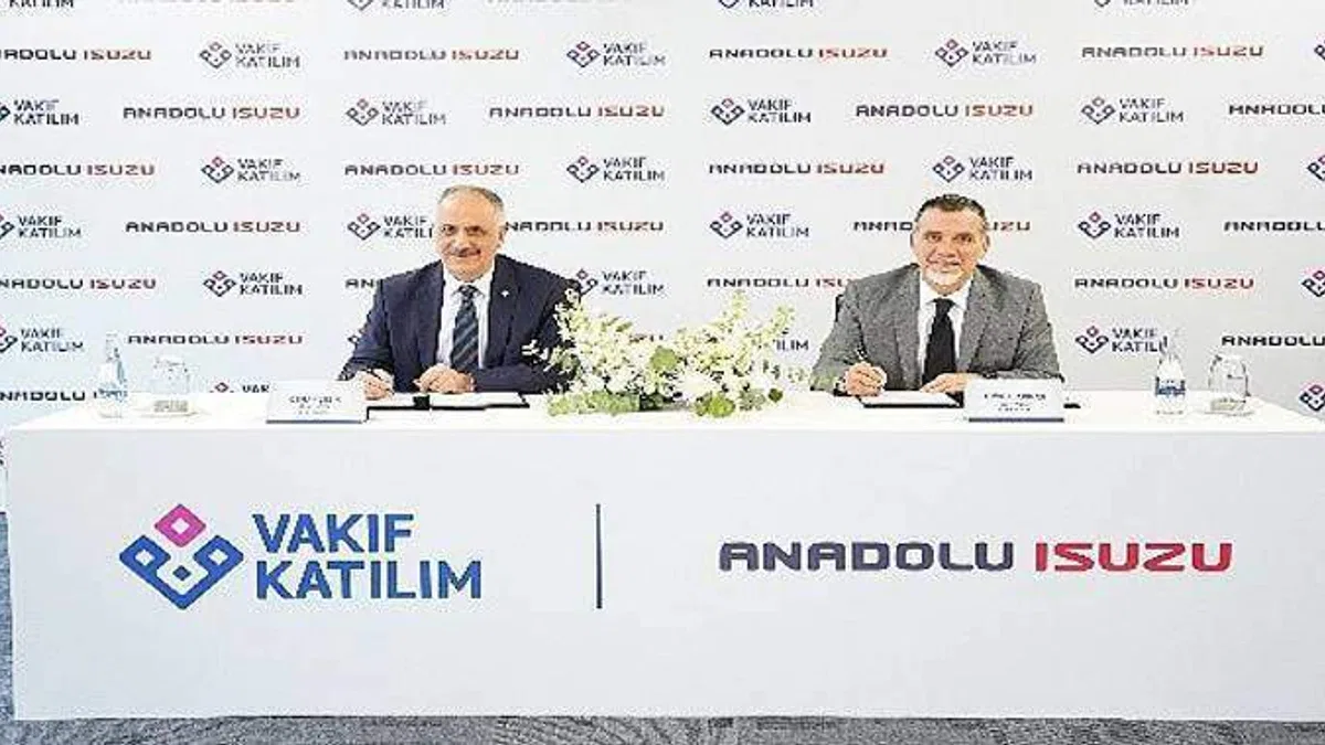 Vakıf Katılım ve Anadolu Isuzu'dan ticari araç finansman kampanyası