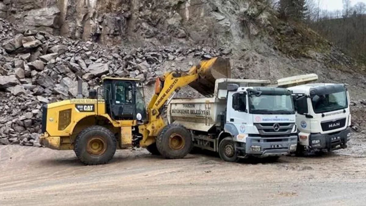 Trabzon'da 18 ilçede yol altyapısı güçleniyor