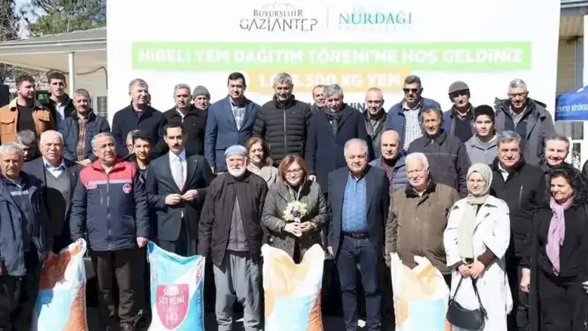 Gaziantep’te üreticiye rekor yem desteği