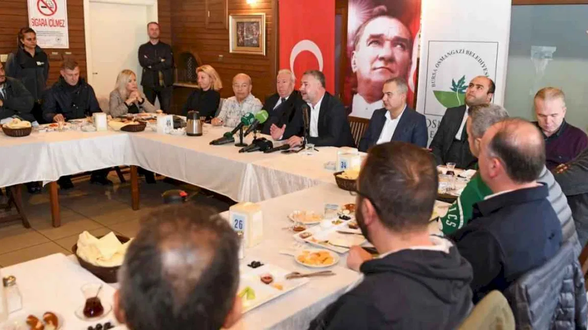 Fatih Karayılan, Bursa’da spor basını ile buluştu