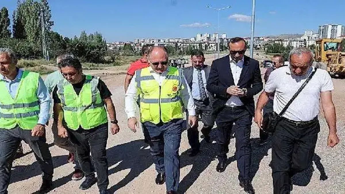 Çayboyu bağlantı yolu yüzde 85 oranda tamamlandı
