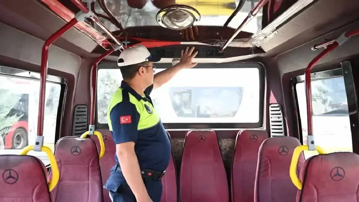 Toplu taşımaya sıkı denetim