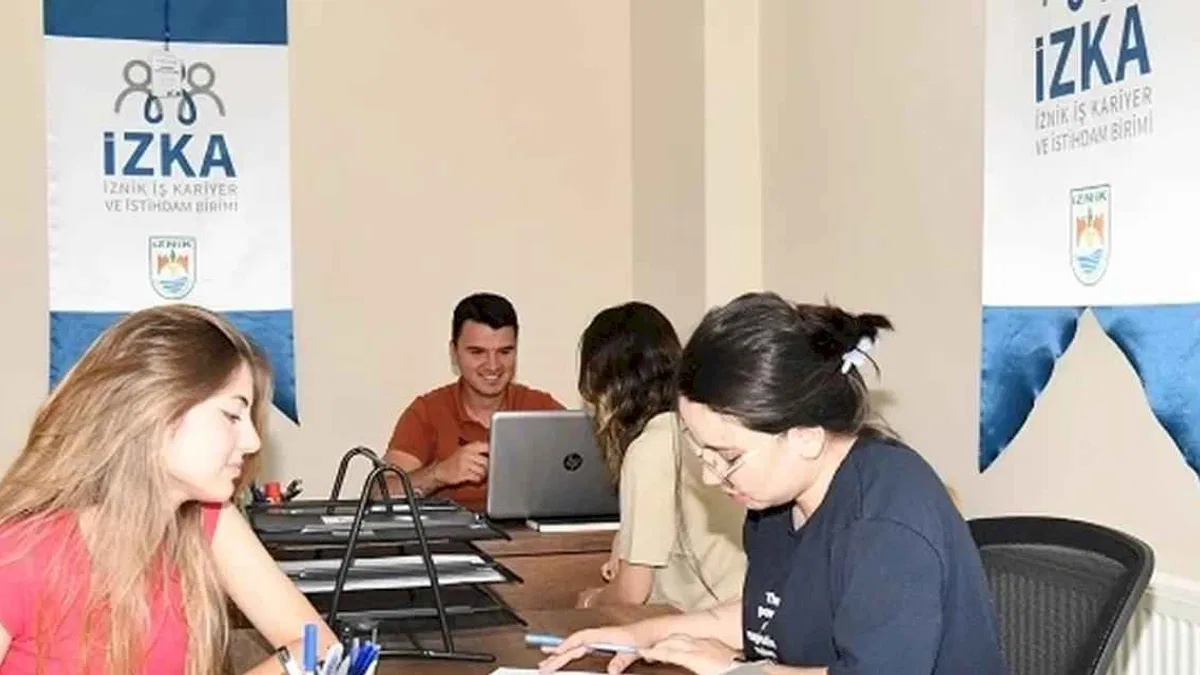 Bursa İznik'te İZKA Ofisi iş başında