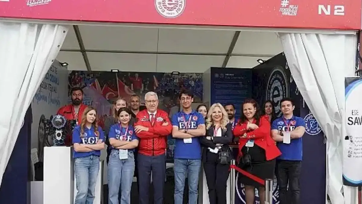TEKNOFEST KKTC'de Ege Üniversitesi Rüzgârı Esti