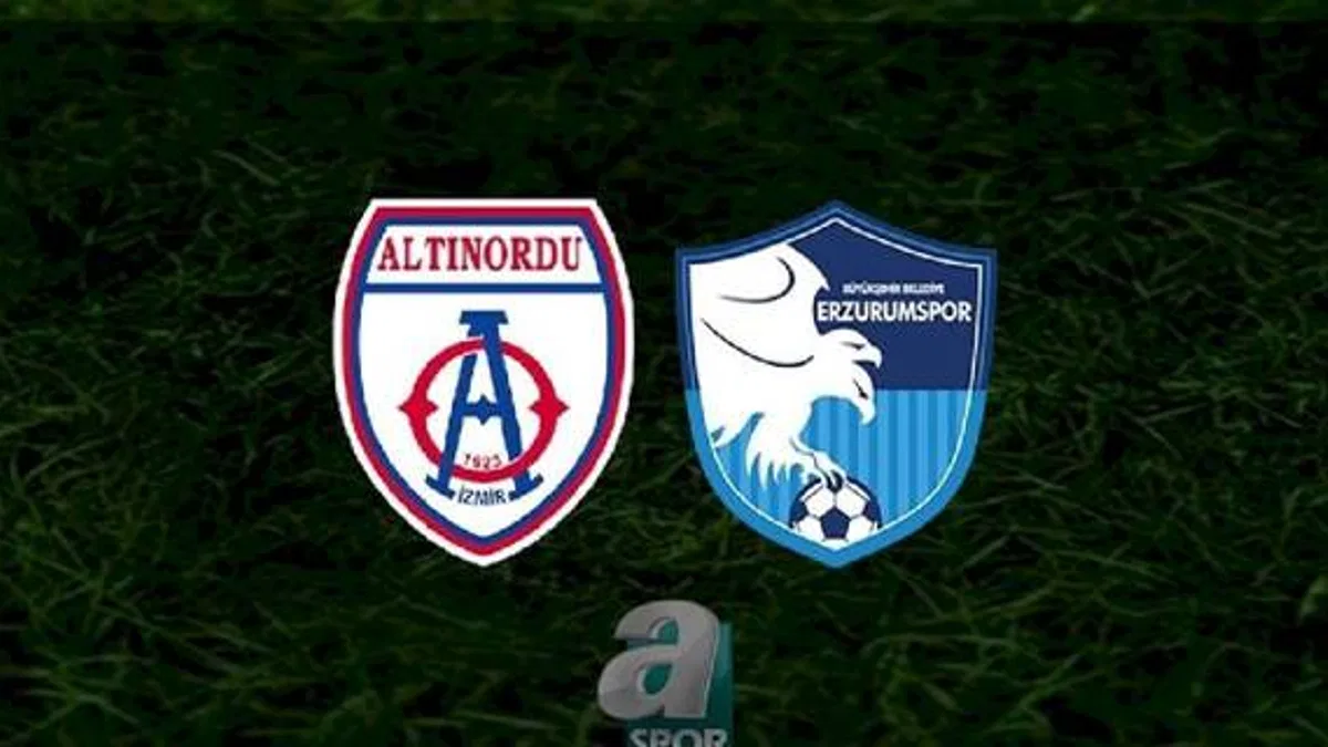 Altınordu - Erzurumspor maçı ne zaman, saat kaçta ve hangi kanalda? | TFF 1. Lig