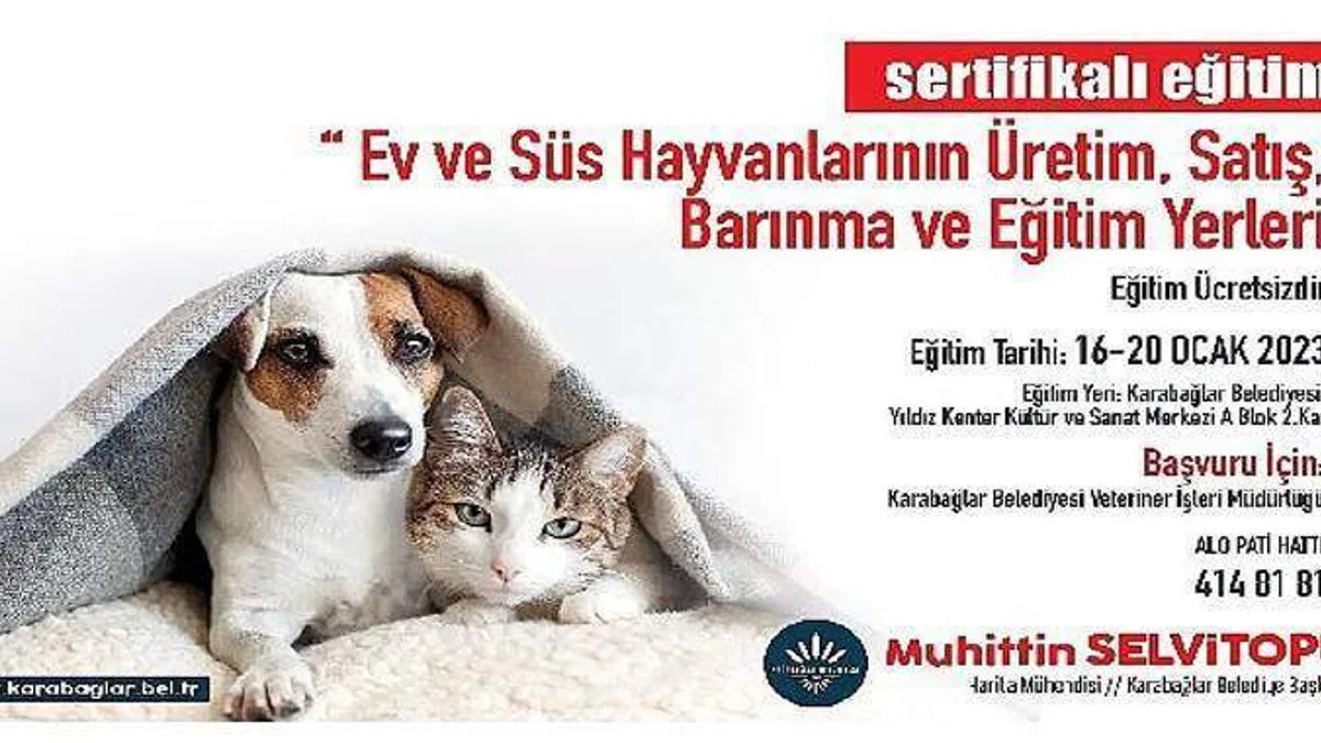 Evcil hayvan satıcılarına ücretsiz eğitim verilecek