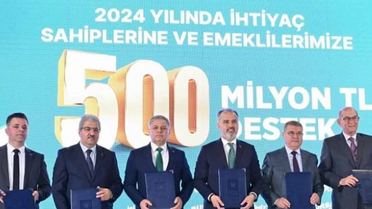 Bursa'da 50 bin haneye  75 Milyon TL destek