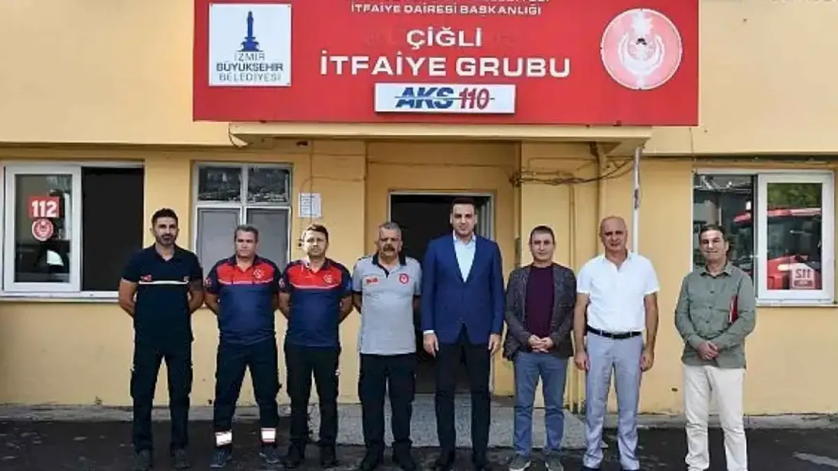 Başkan Yıldız'dan Çiğli İtfaiyesine Anlamlı Ziyaret