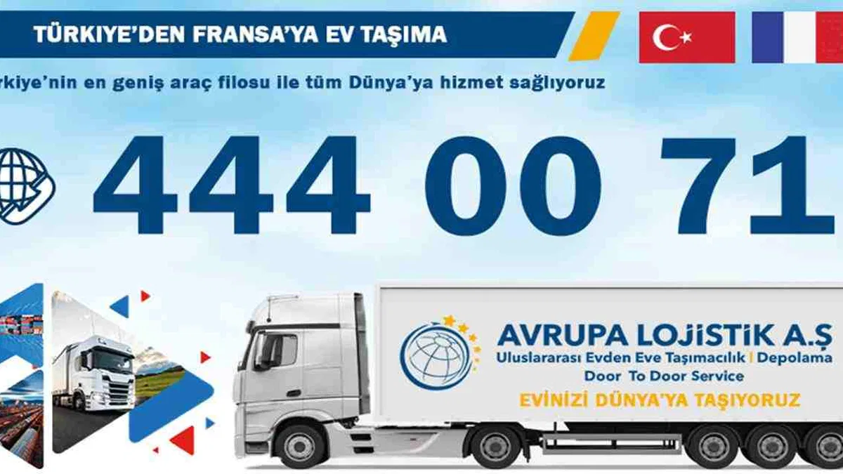 Türkiye’den Fransa’ya Ev Taşıma Hizmetleri