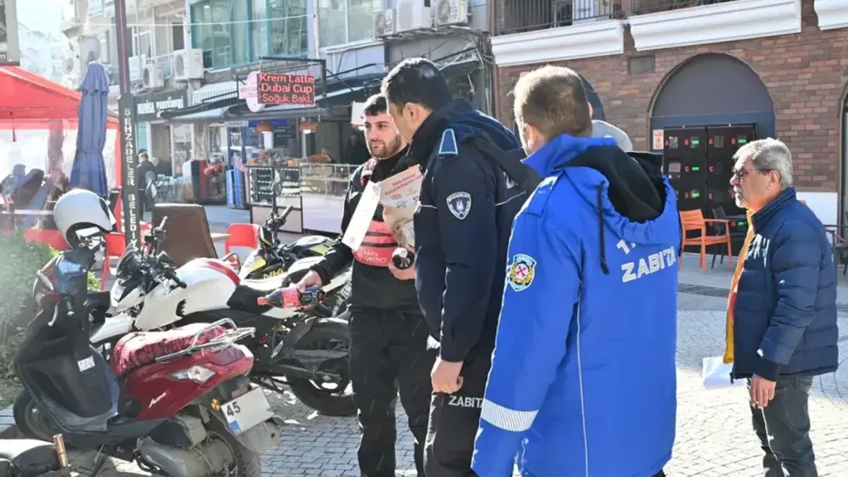 Manisa'da Sevgi Yollarında kameralı denetim
