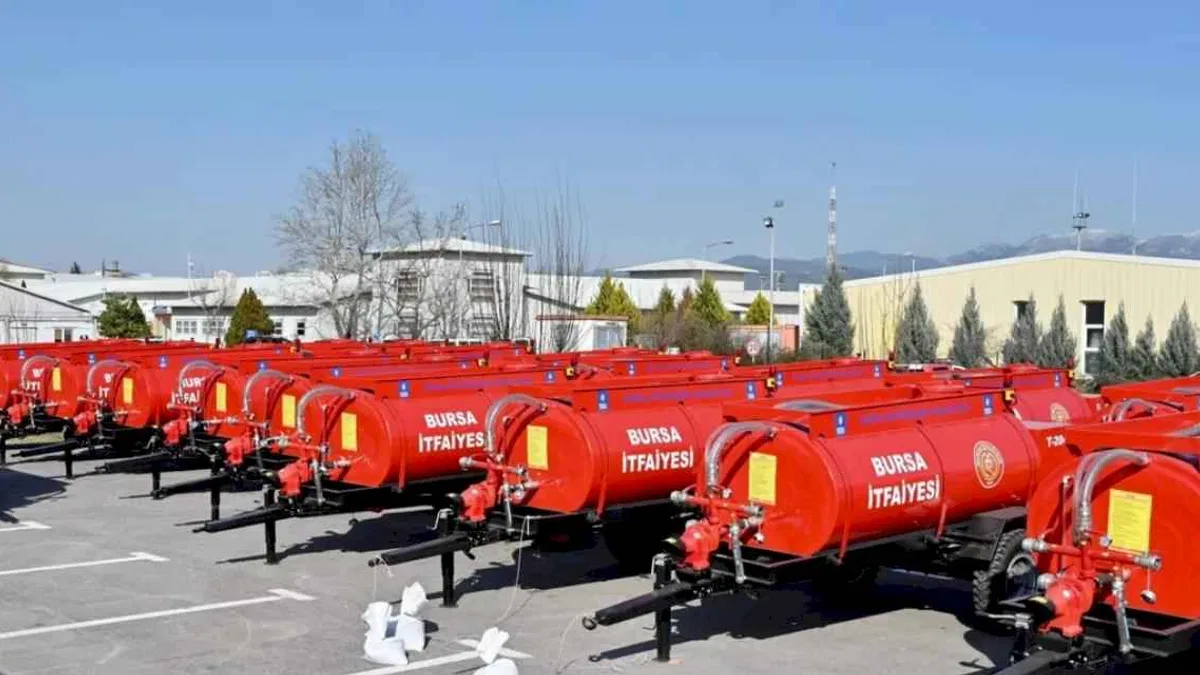 Bursa Büyükşehir'den kırsal mahallelere yangın tankeri