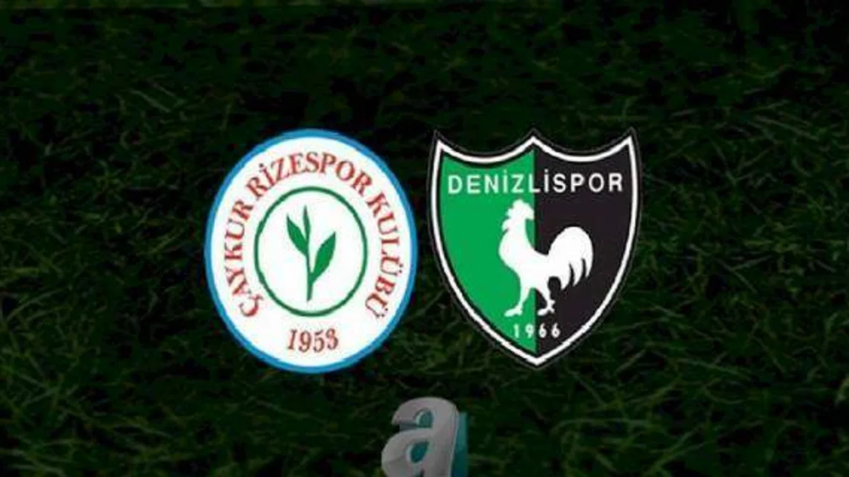 Rizespor - Denizlispor maçı ne zaman, saat kaçta ve hangi kanalda? | TFF 1. Lig