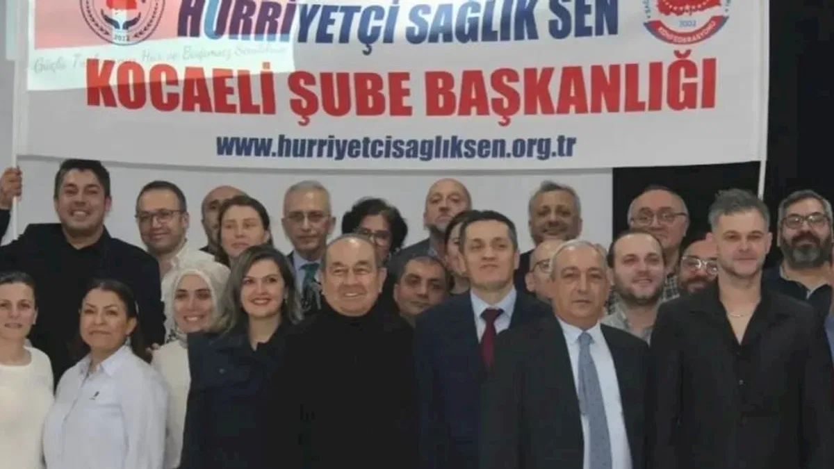 Hürriyetçi Sağlık-Sen Kocaeli Şubesi resmen kuruldu