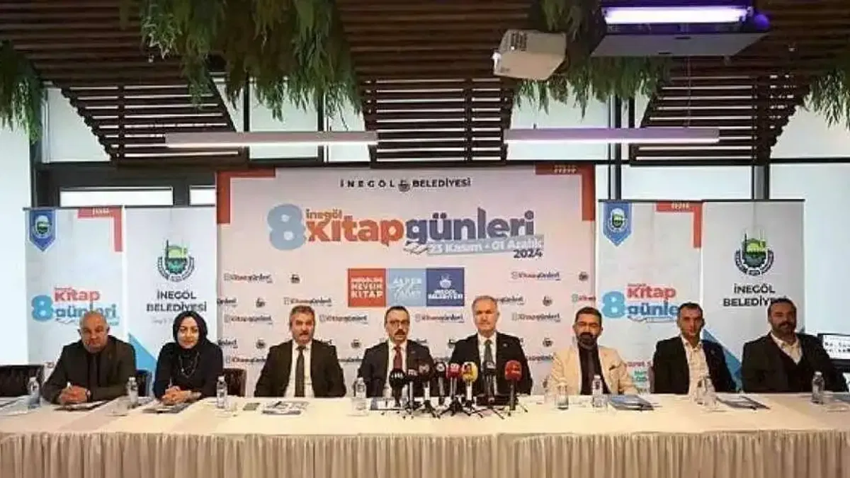 8. İnegöl Kitap Günleri Fuarı Başlıyor