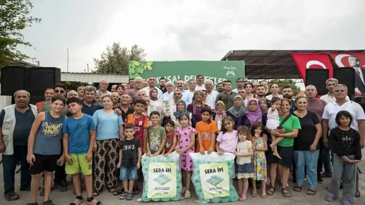 Mersin’de üreticiye tarımsal destek