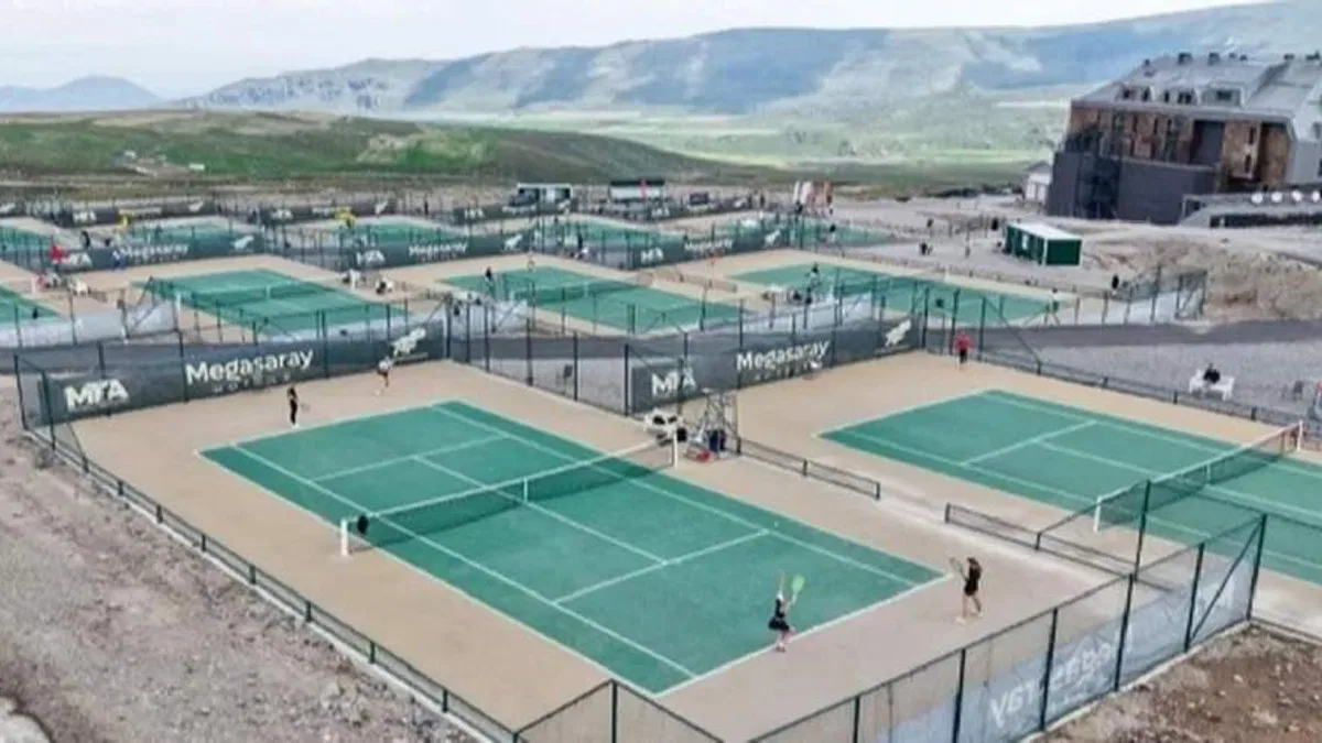 Kayseri Erciyes'te Dünya Tenis Turu heyecanı