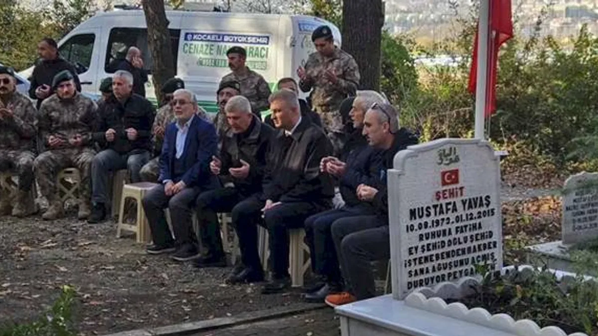 Yüksekova Şehidi Yavaş Gölcük'te anıldı