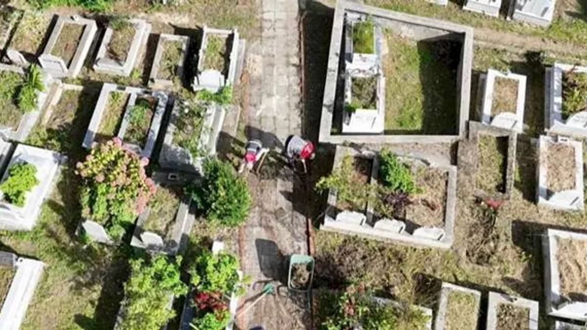 Ordu'da mezarlıkların bakımını unutulmuyor