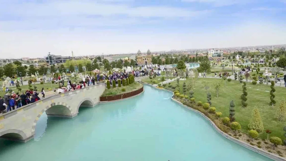 Konya Meram'ın efsane parkı yaza damga vurdu