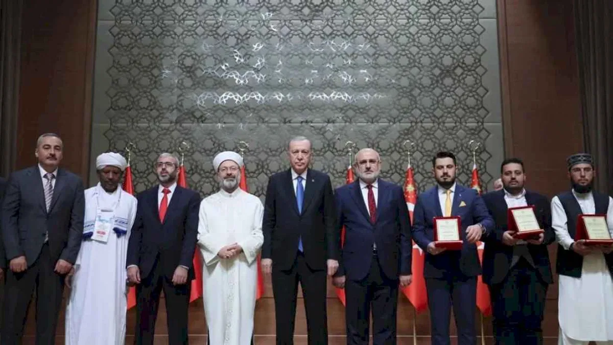 Hafızlık ve Kur’an-ı Kerim’i Güzel Okuma Yarışması'nda ödüller sahiplerini buldu