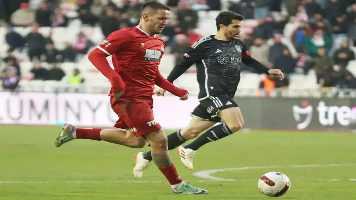 EMS Yapı Sivasspor 1-0 Beşiktaş (Maç Sonucu) Sivas Kartal'a geçit vermedi!