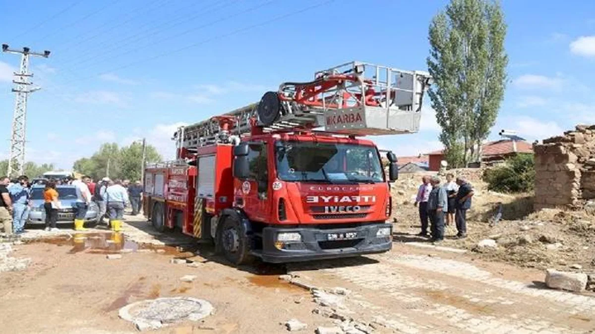 Kayseri Bünyan'da sel baskınına yakından inceleme