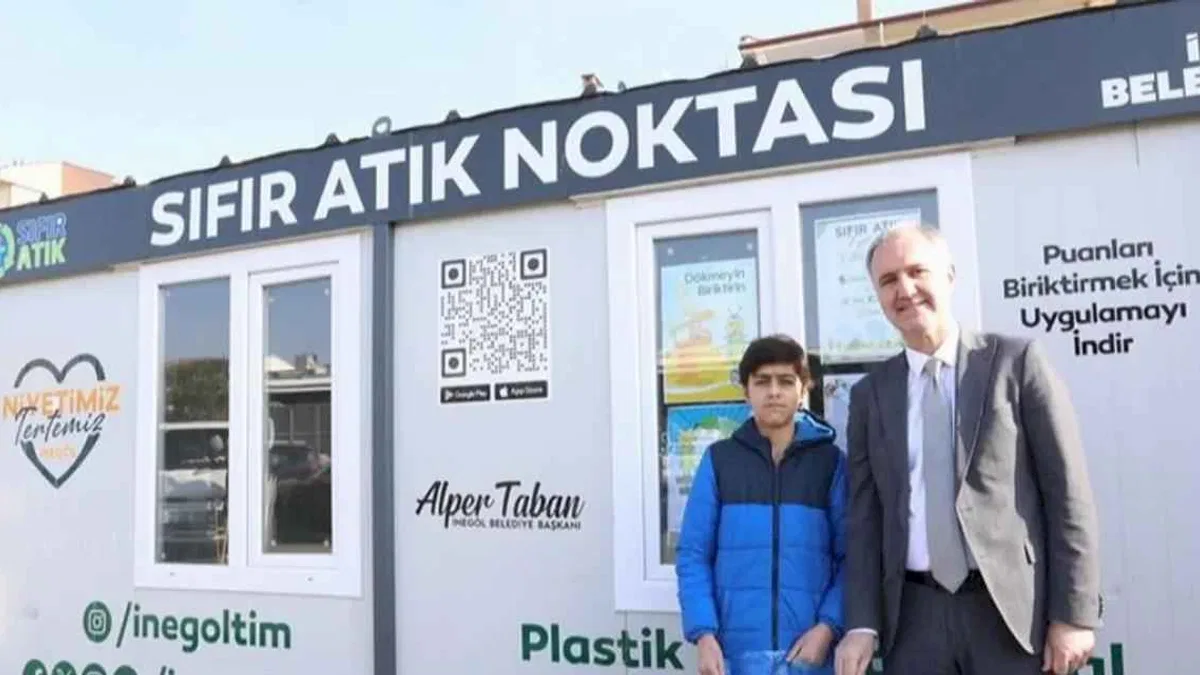 Bursa İnegöl’de 2 yeni sıfır atık noktası hizmete girdi