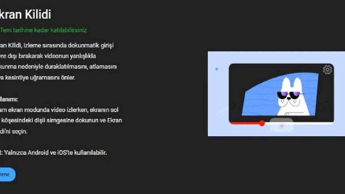 YouTube, Premium İçin Yeni Ekran Kilidi Özelliğini Test Ediyor