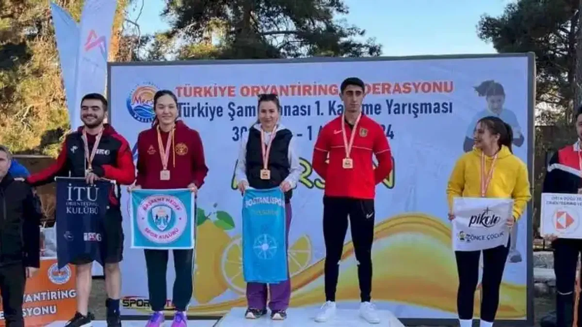 Bostanlıspor, Türkiye Oryantiring Şampiyonası’na damgasını vurdu