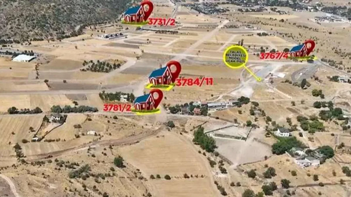 Kayseri Talas'tan 30 prestijli villa