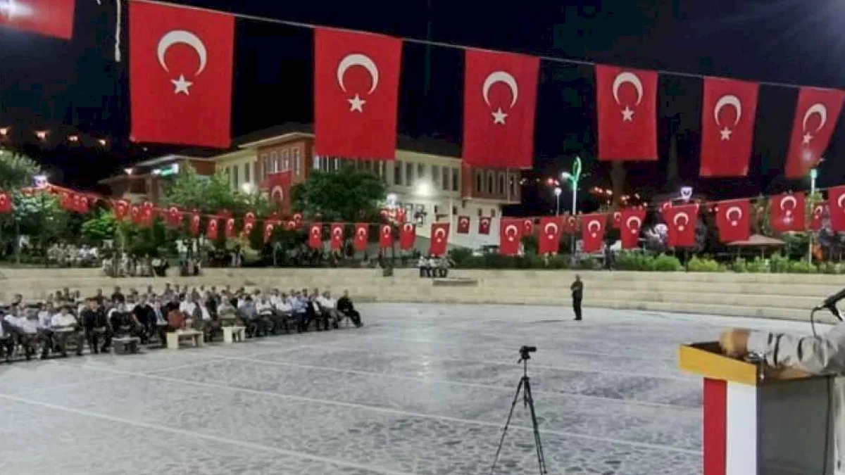 Yeşilli’de 15 Temmuz etkinliği düzenlendi