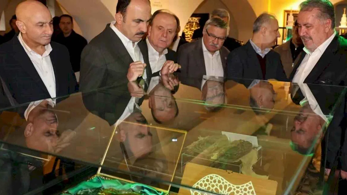 Konya'da “Mukaddes Emanetler” Sergisi açıldı