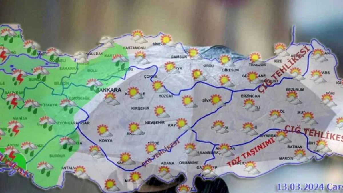 Türkiye'nin bugün yarısı yağışlı!