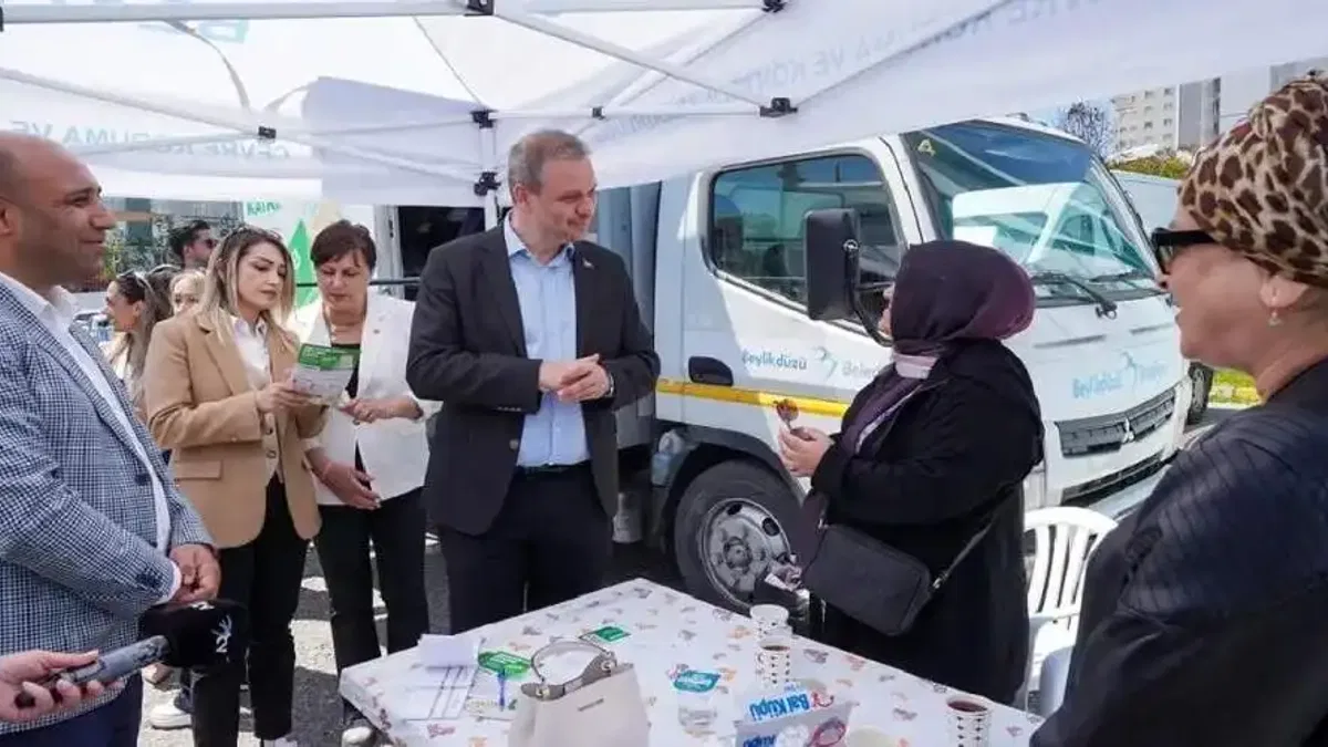 Beylikdüzü'nde geri dönüşüme teşvik eden uygulama