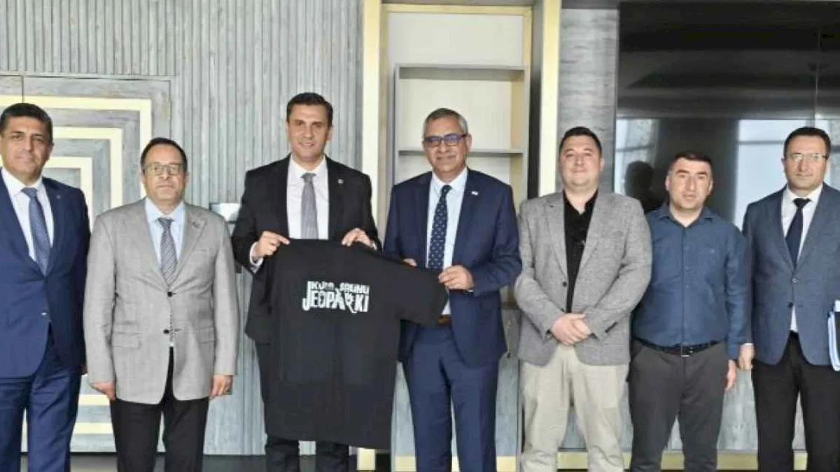 Başkan Ferdi Zeyrek’e jeopark sunumu