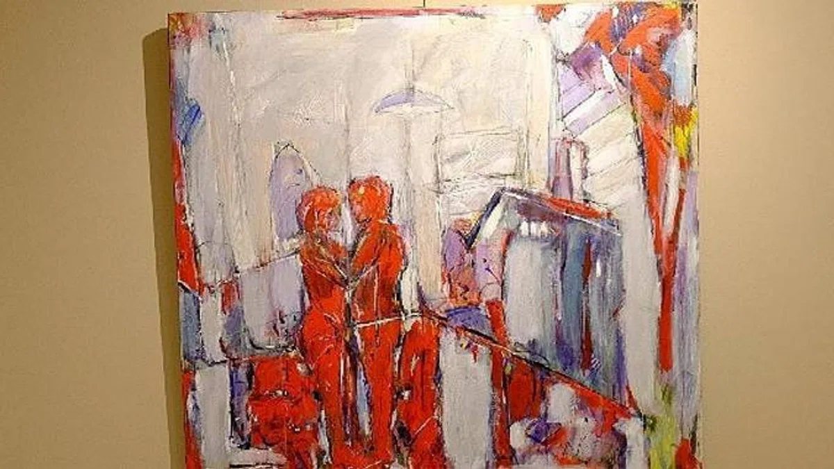 Karayağmurlar'ın '' Resim serüvenim II '' sergisi orman peker sanat galerisi'nde