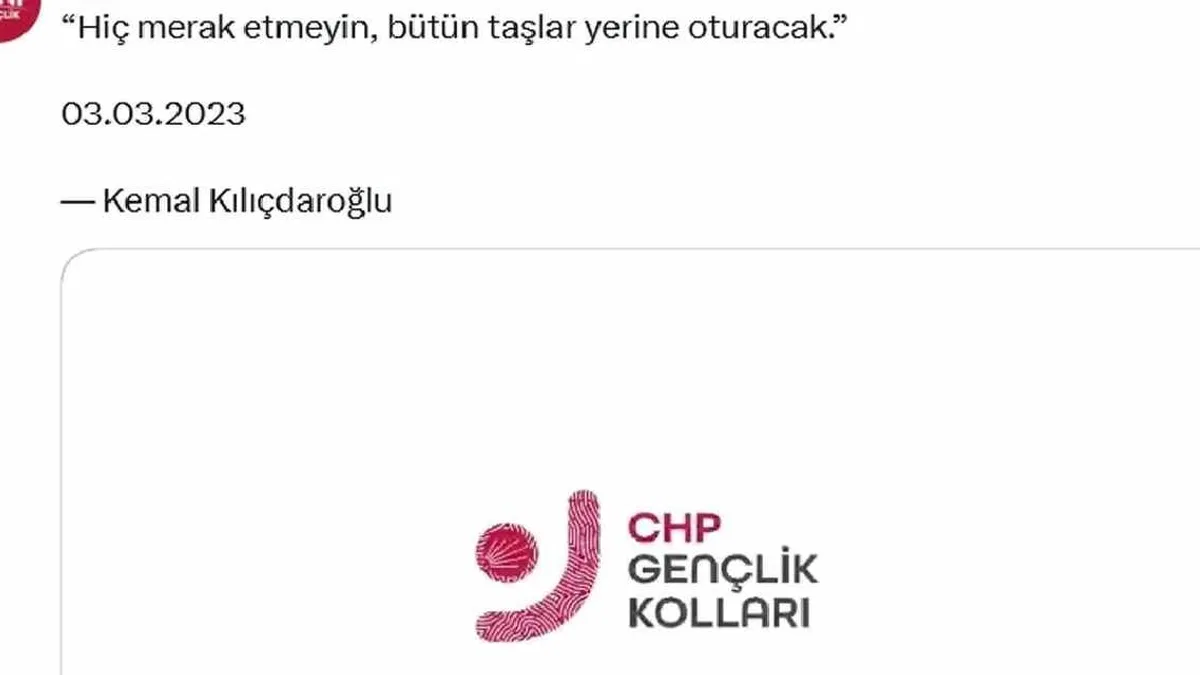 CHP Gençlik Kolları, YENİ Parti'nin ele geçirdiği X hesabını geri aldı!