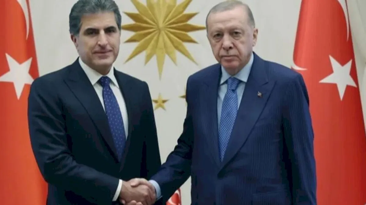 Cumhurbaşkanı Erdoğan, Barzani ile görüştü