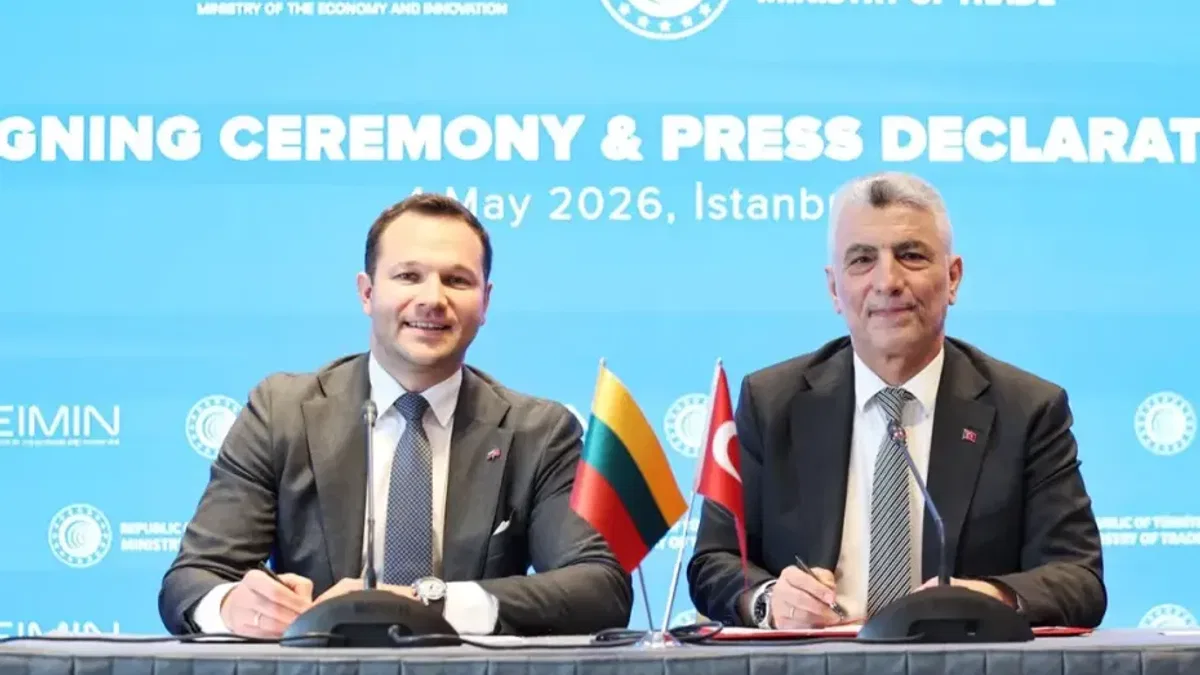 Türkiye–Litvanya ticaretinde hedef 2 milyar dolar
