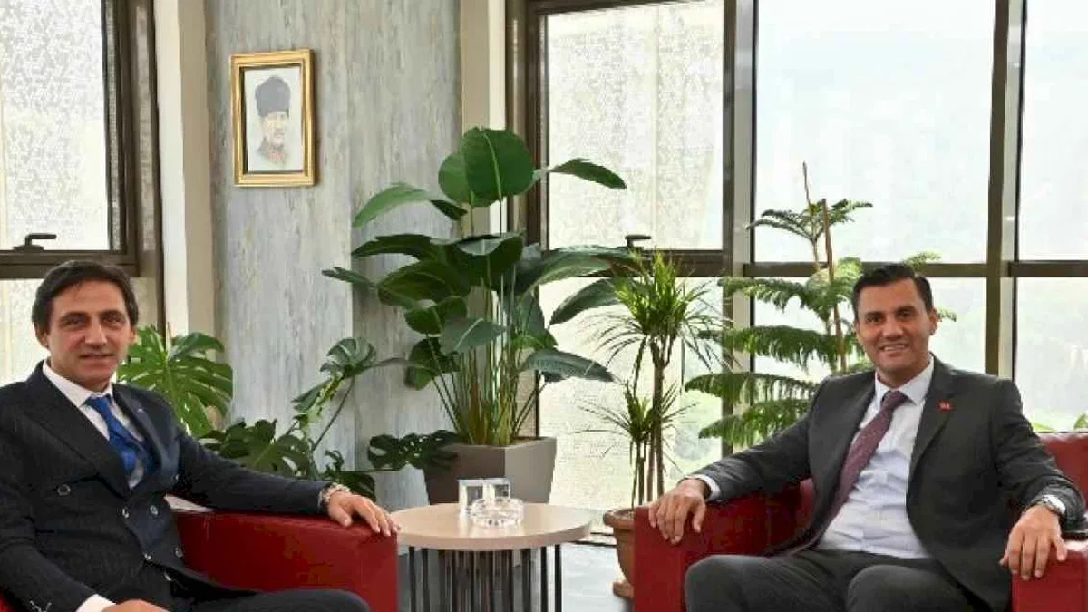 Başkan Ferdi Zeyrek, Başkan Daban’ı konuk etti