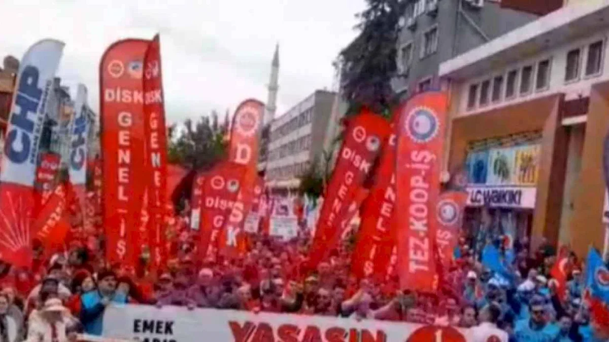 Edirne'de 1 Mayıs kutlamaları